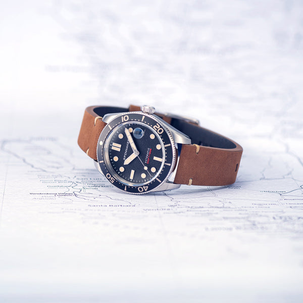 Spinnaker Croft Mid-Size Automatic Watch | Anchor Black