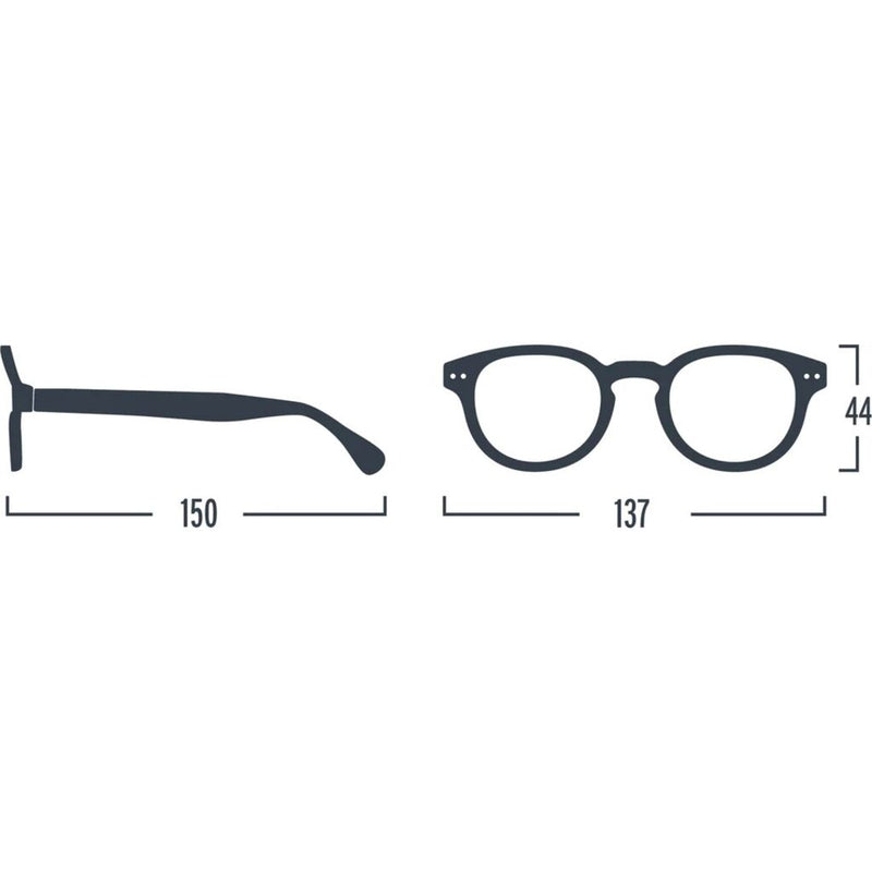 IZIPIZI #C Reading Glasses | Golden Green