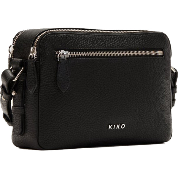 Kiko Leather Classic Crossbody Bag | Black