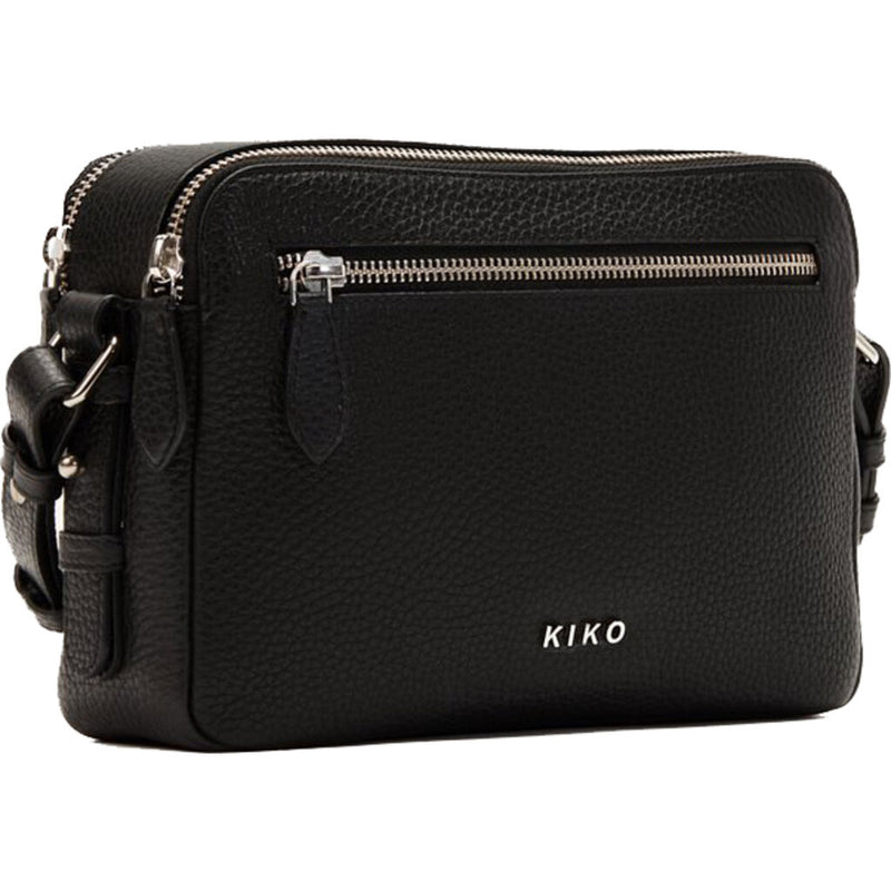 Kiko Leather Classic Crossbody Bag | Black