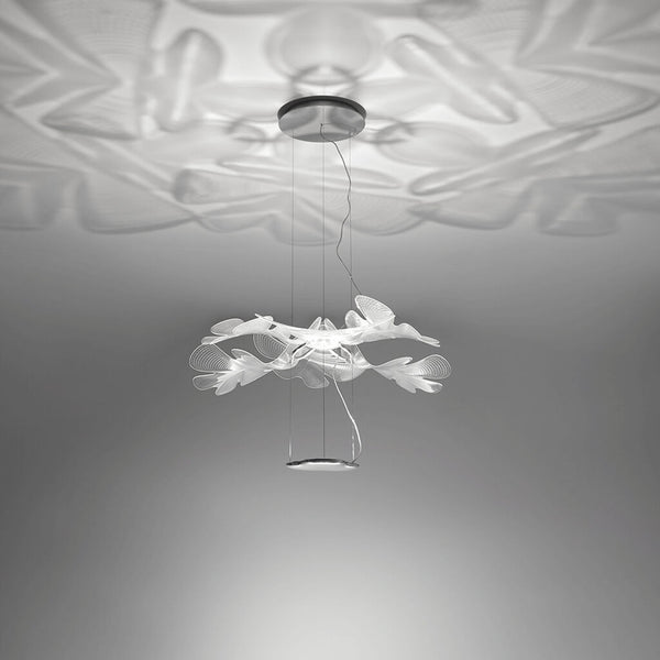 Artemide Chlorophilia Suspension LED 2-Wire Dim Light Aluminium 42W