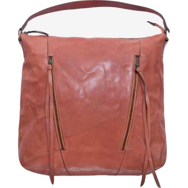 Kiko Leather Safari Tote | Orange