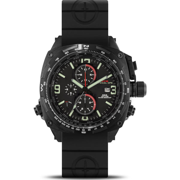 MTM Special Ops Cobra Watch | Black Titanium/Black/Black Rubber II
