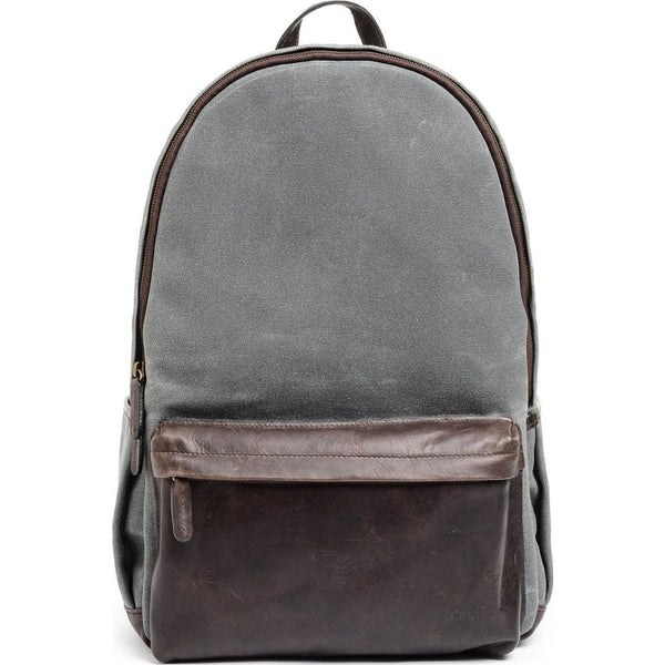 ONA Clifton Camera Backpack | Smoke Waxed Canvas- ONA046GR